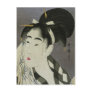 Ase O Fuku Onna Woman Wiping Sweat Post Card