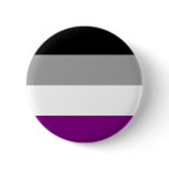 Asexual Flag Badge Pin