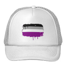 ASEXUAL FLAG DRIPPING HAT