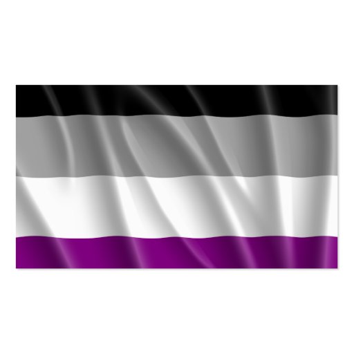 ASEXUAL FLAG FLYING -.png Business Card Templates (back side)
