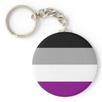 Asexual Flag Key Chain