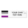 Asexual Pride Bumper Sticker