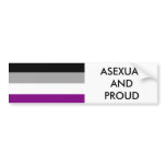 Asexual Pride Bumper Sticker 1
