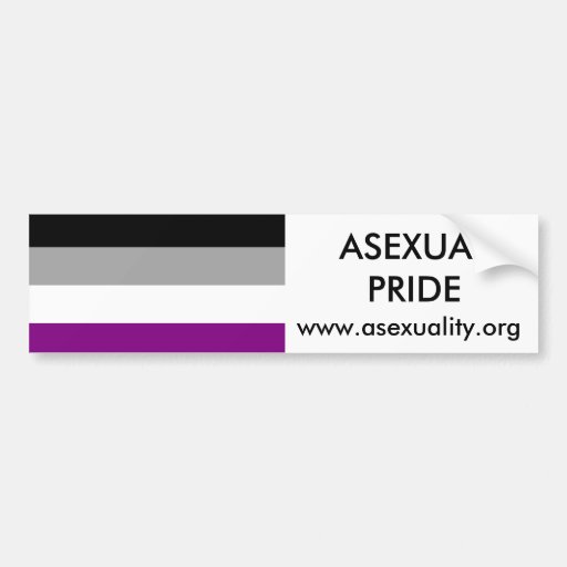 Asexual Pride Bumper Sticker 2 | Zazzle