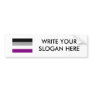 Asexual Pride Flag Bumper Sticker
