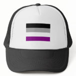 Asexual Pride Flag Trucker Hats