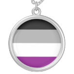 Asexual Pride Personalized Necklace