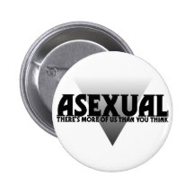 Asexual: There's More of Us Than You Think Pinback Buttons