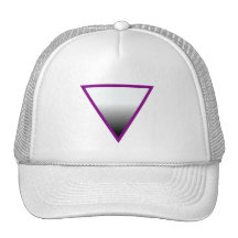 ASEXUAL TRIANGLE SYMBOL TRUCKER HATS