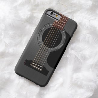 Ash Black Acoustic Guitar Barely There iPhone 6 Case