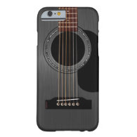 Ash Black Acoustic Guitar iPhone 6 Case