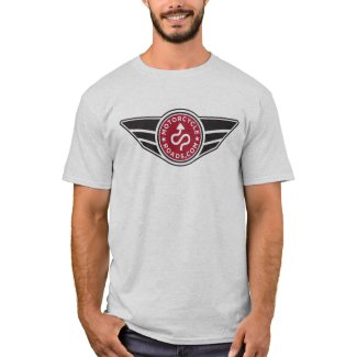 Ash Grey t-shirt w/basic red MCR logo shirt