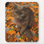 Ash on Orange Mouse Pad