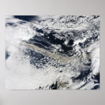 Ash plume from Eyjafjallajokull Volcano 2 Posters