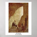 Ash Wednesday By Carl Spitzweg Print
