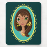 Asha the Indian Beauty Mouse Mats