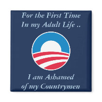 Ashamed of Countrymen magnets by ObamaWatch Ashamed of Countrymen magnets
