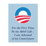Ashamed of Countrymen Post Cards