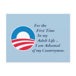 Ashamed of Countrymen Postcards