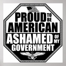 Ashamed Of My Government! Poster