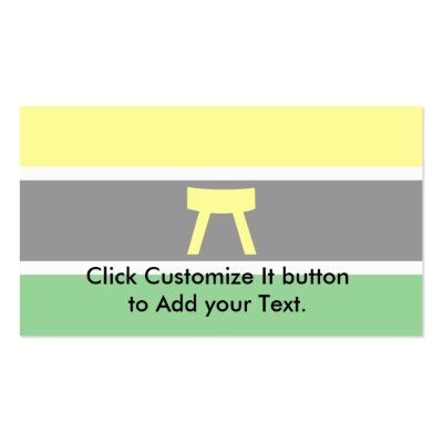 Ashanti, Ghana flag Business Card by FlagLibrary