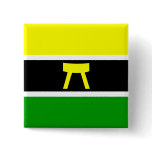 Ashanti, Ghana flag Pinback Button