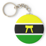 Ashanti, Ghana flag Key Chains