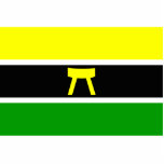 Ashanti, Ghana flag Cut Out