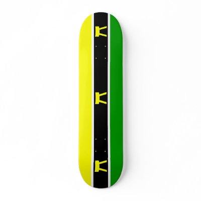 Ashanti, Ghana flag Skate Boards by FlagLibrary