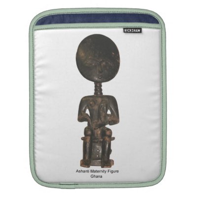 Ashanti Maternity Figure iPad Sleeve by EclecticLady