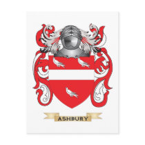 Ashbury Coat of Arms (Family Crest) Postcards