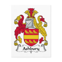 Ashbury Family Crest Postcards