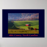 Ashe County Farm Poster