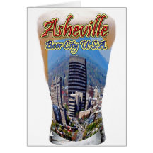 Asheville Beer City USA Greeting Card