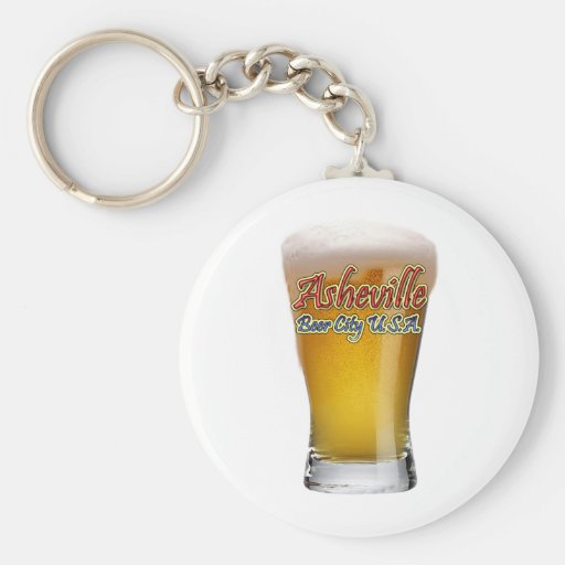 Asheville Beer City USA Key Chain