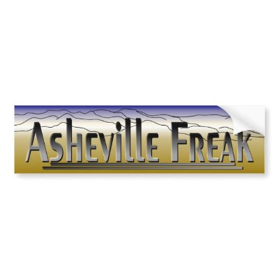 Asheville Freak BS.1 Bumper Stickers by freakinware