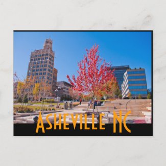 Asheville NC postcard