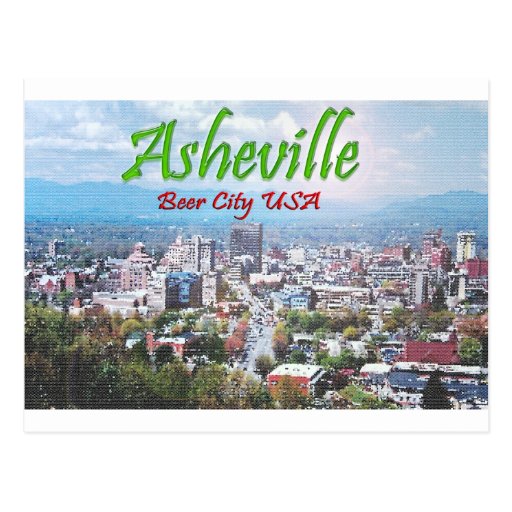 ASHEVILLE, NORTH CAROLINA POSTCARD | Zazzle