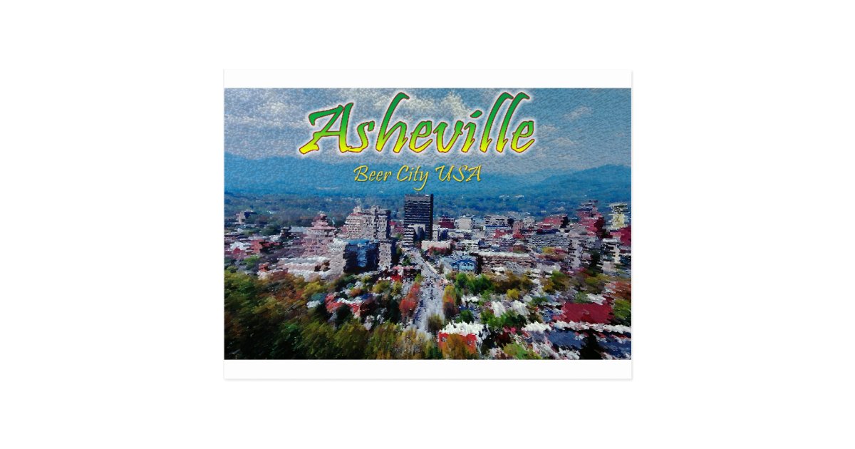 ASHEVILLE, NORTH CAROLINA POSTCARD Zazzle