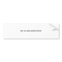 ASHLEY AND RAY JAY BUMPER STICKERS
