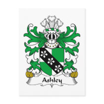 Ashley Family Crest postcards