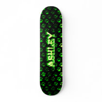 Ashley green fire Skatersollie skateboard.