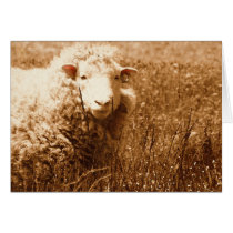 Ashley in Sepia Greeting Cards