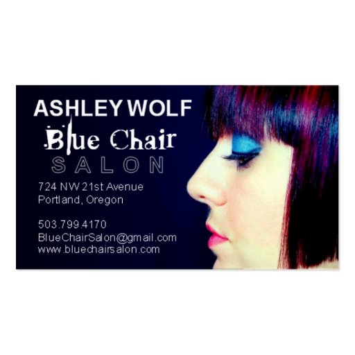 Ashley Kiss Card 2 Business Card Templates (front side)