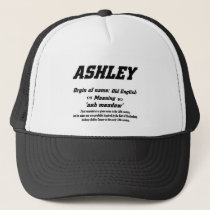 Ashley Name Meaning