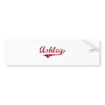 Ashley Ohio Classic Design Bumper Sticker
