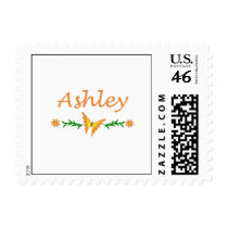 Ashley (Orange Butterfly) Postage Stamps