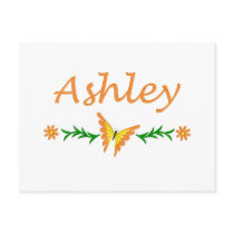 Ashley (Orange Butterfly) Postcards