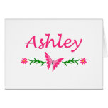 Ashley (Pink Butterfly) Greeting Card