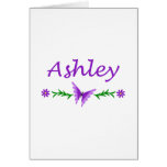 Ashley (Purple Butterfly) Greeting Card